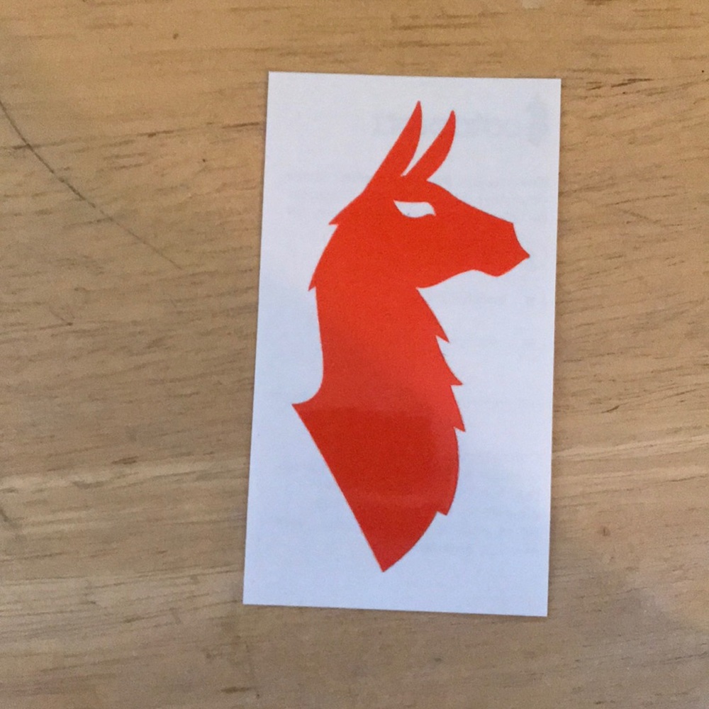 Cotopaxi Llama sticker decal